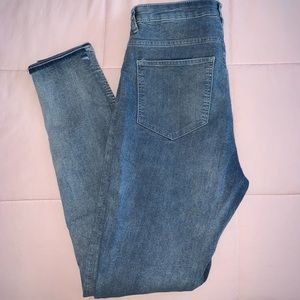 High rise jeans